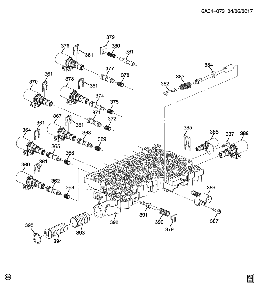 GM 24276240 Retainer, Transmission Main Control Valve Body