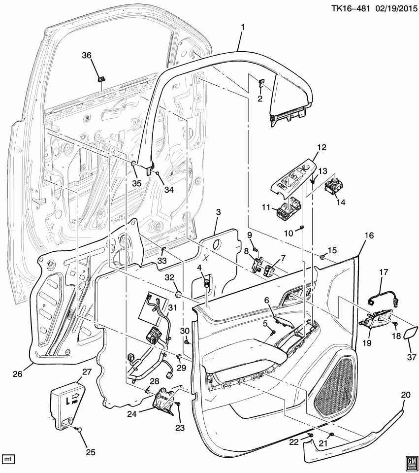 GM 84348537 Harness, Chassis Wiring