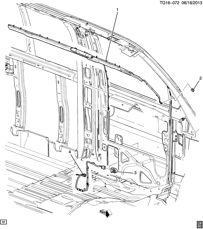 GM 84574246 Airbag, Inflatable Restraint System, Passenger Side