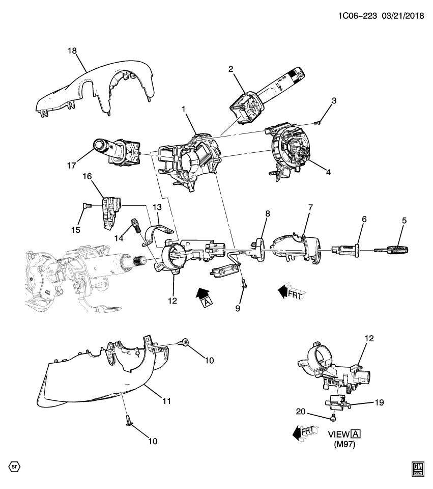 GM 13575164 Key, Ignition And Locks