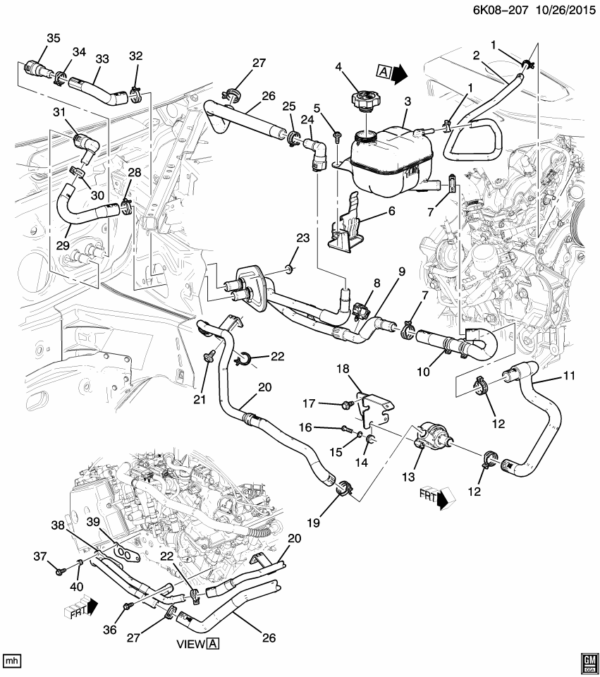 GM 12712477 Pipe, Heater