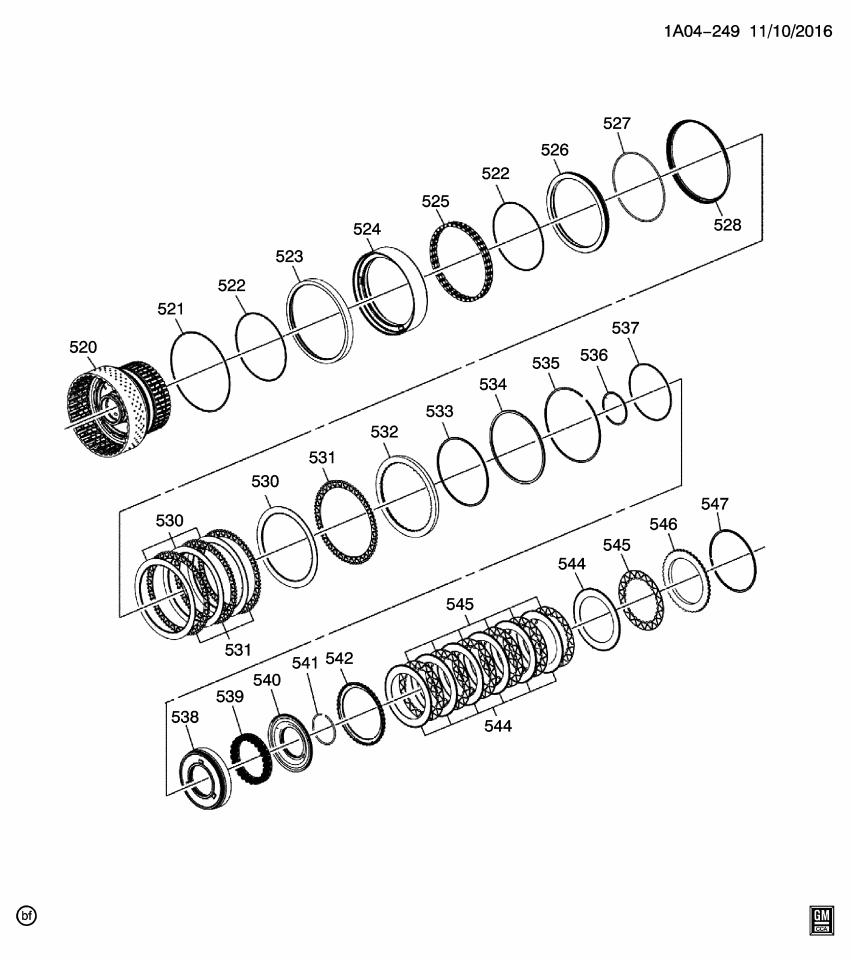 GM 24270338 Ring, Transmission Clutch