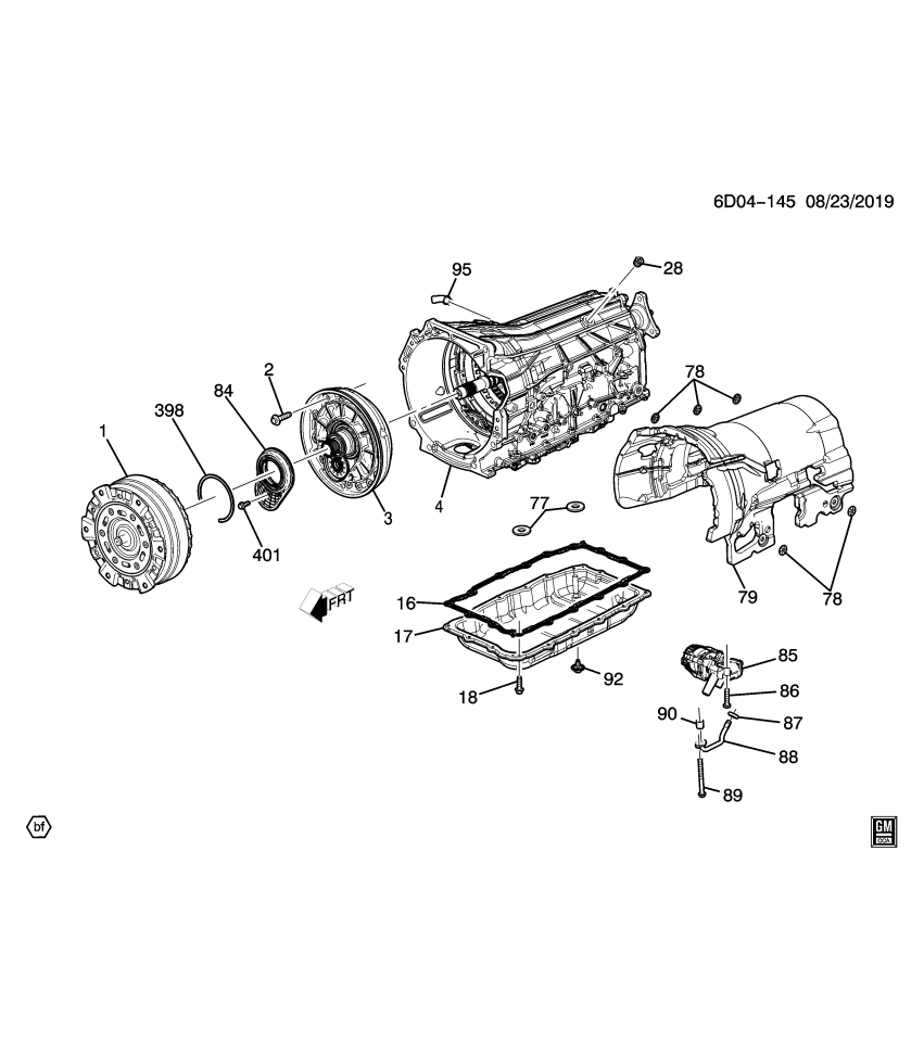 GM 24271112 Ring, Transmission Converter