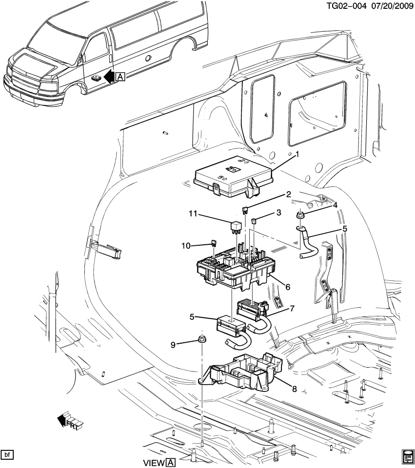 GM 84184398 Block, Wiring Junction