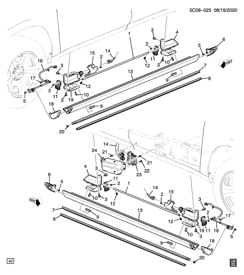 GM 11603159 Bolt, Running Board