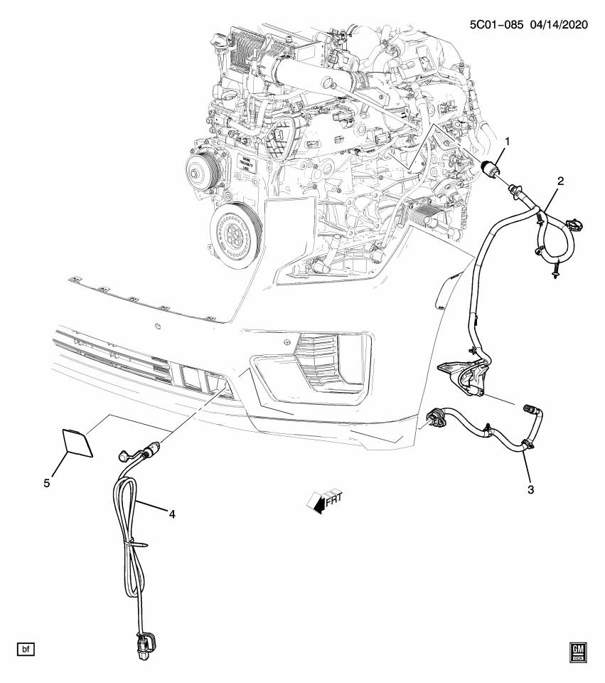 GM 85157537 Cord, Engine Coolant Heater