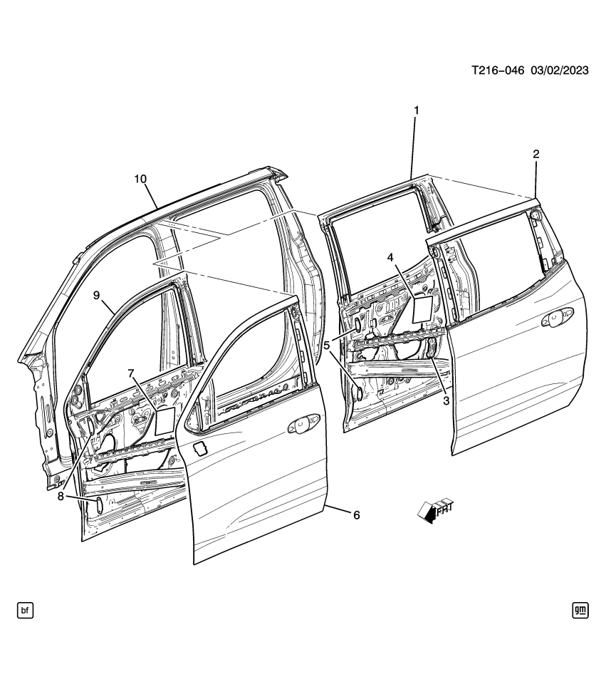 GM 84117805 Bracket, Inflatable Restraint System