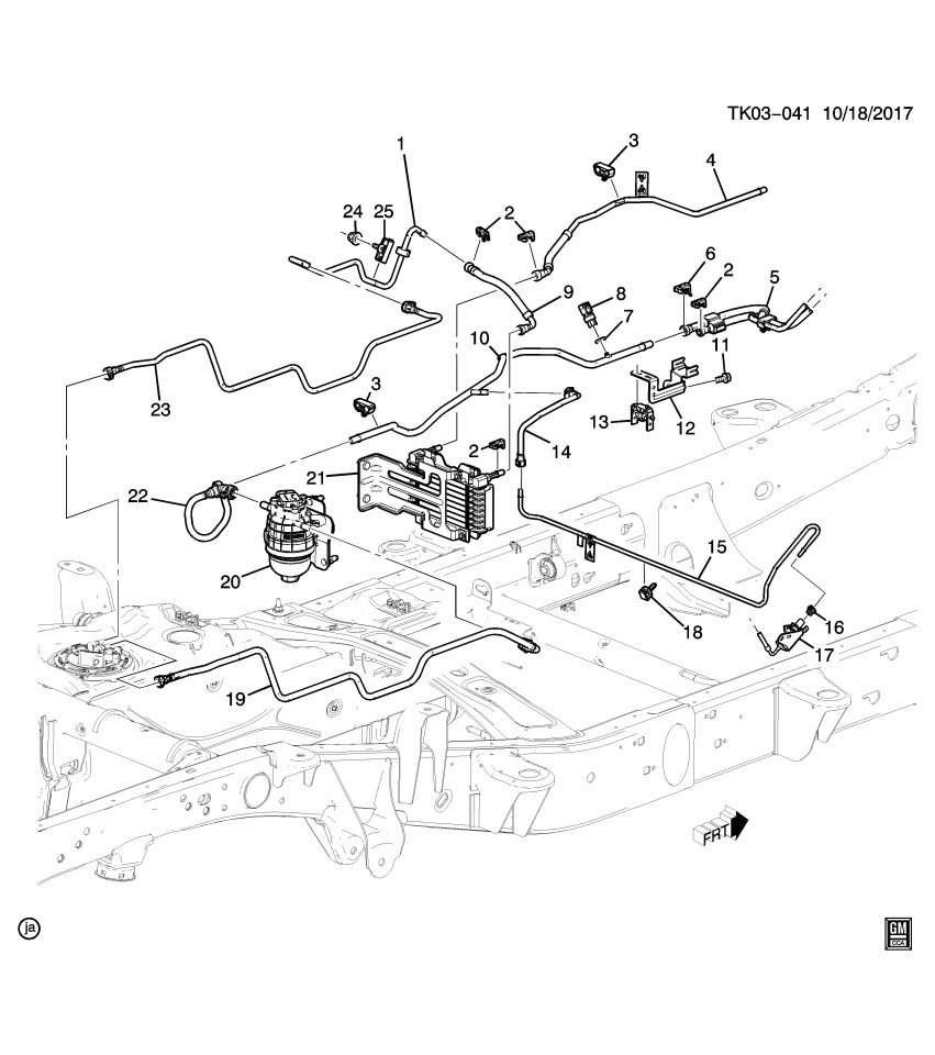 GM 23260719 Hose, Fuel Line
