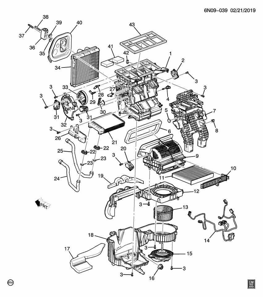 GM 84393163 Insulator, A/C Evaporator