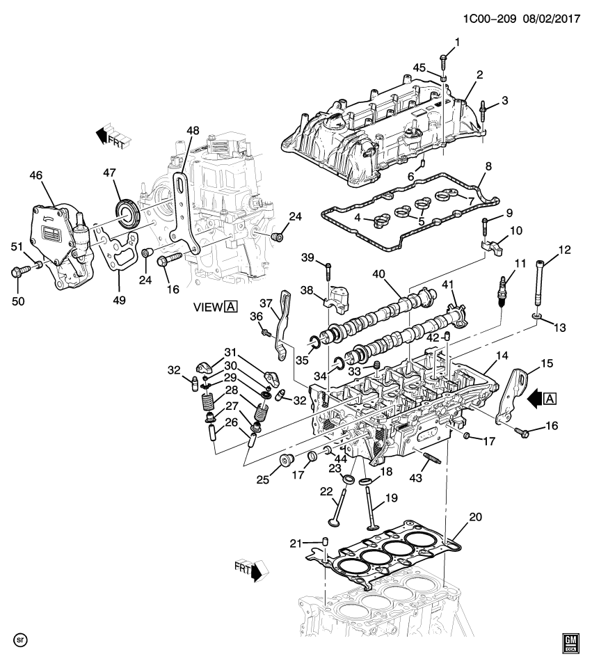 GM 11546628 Bolt, Engine Camshaft & Balance Shaft Front