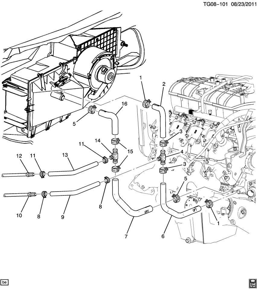 GM 19258056 Clamp, Fuel Line