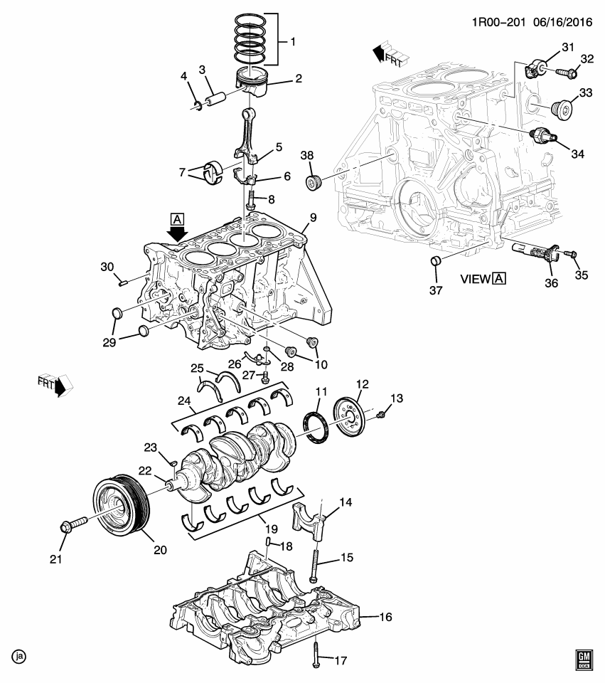 GM 12674807 Bearing, Engine Connecting Rod