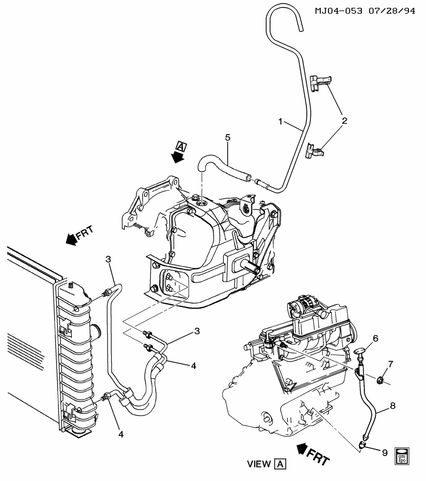 GM 22645914 Hose, Transmission Oil Cooler