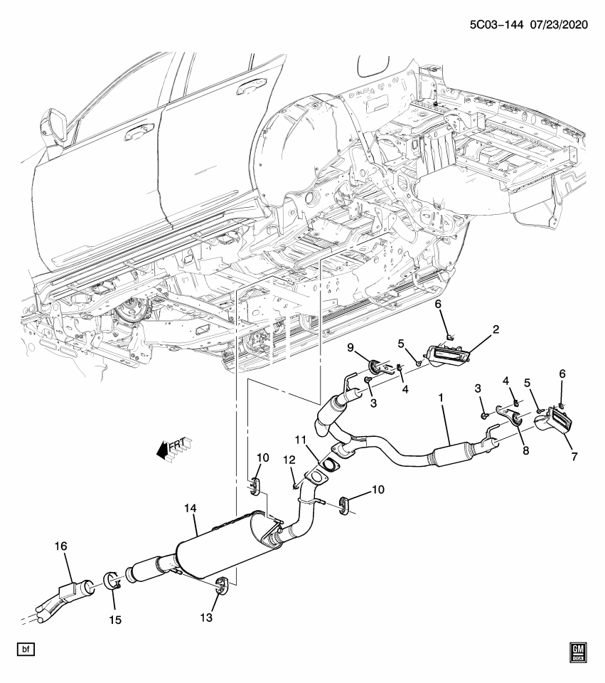 GM 85542367 Converter, Catalytic Converter
