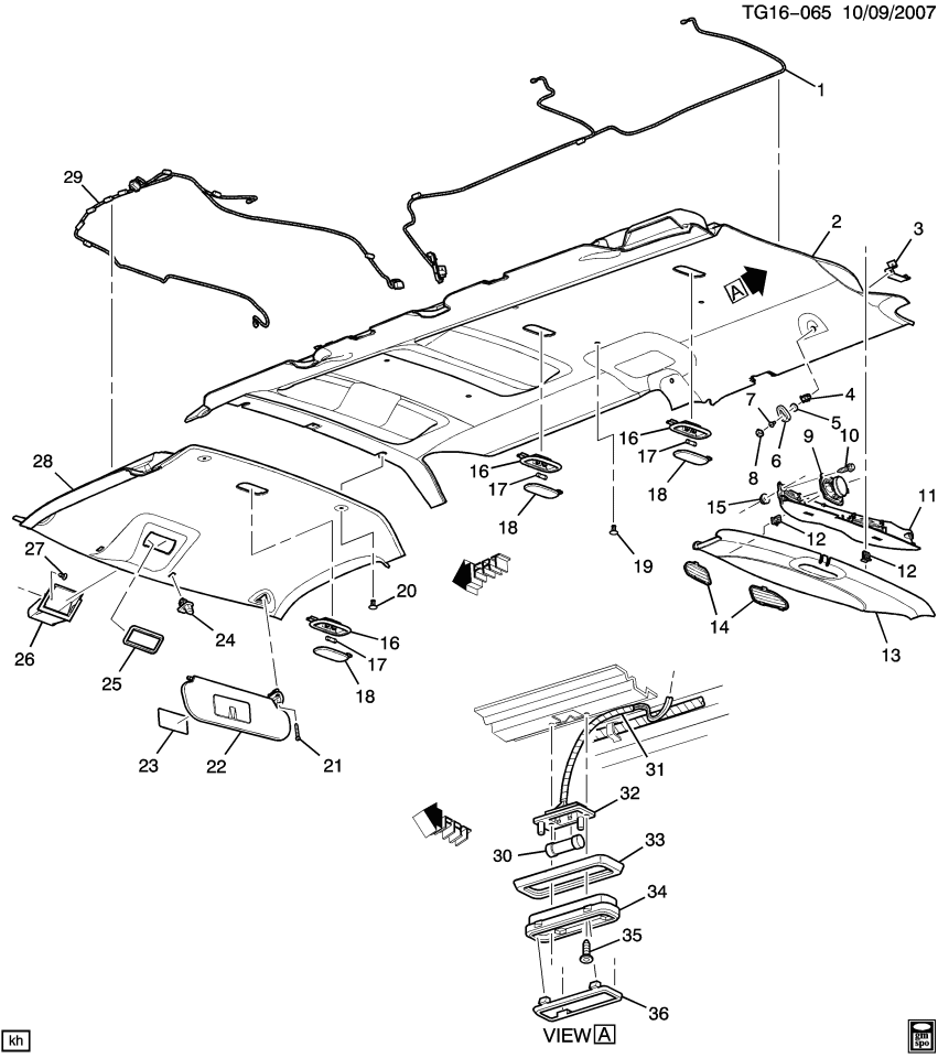 GM 84662164 Sunshade, Sunshade