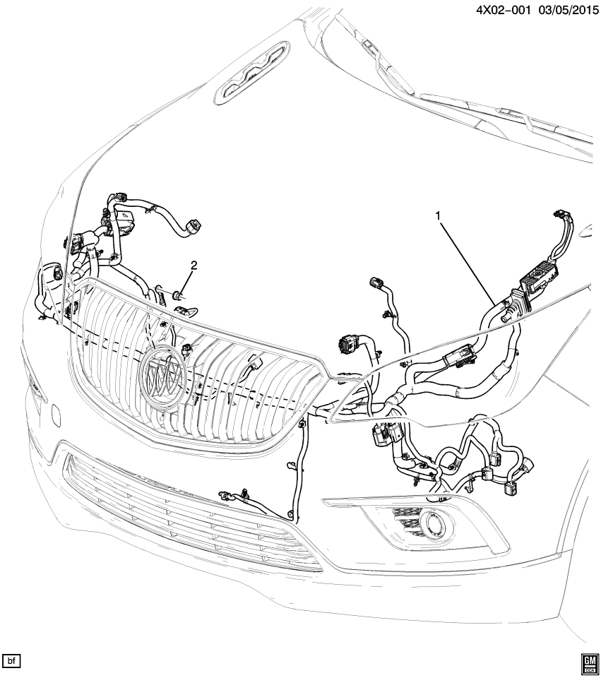GM 84595348 Harness, Chassis Wiring