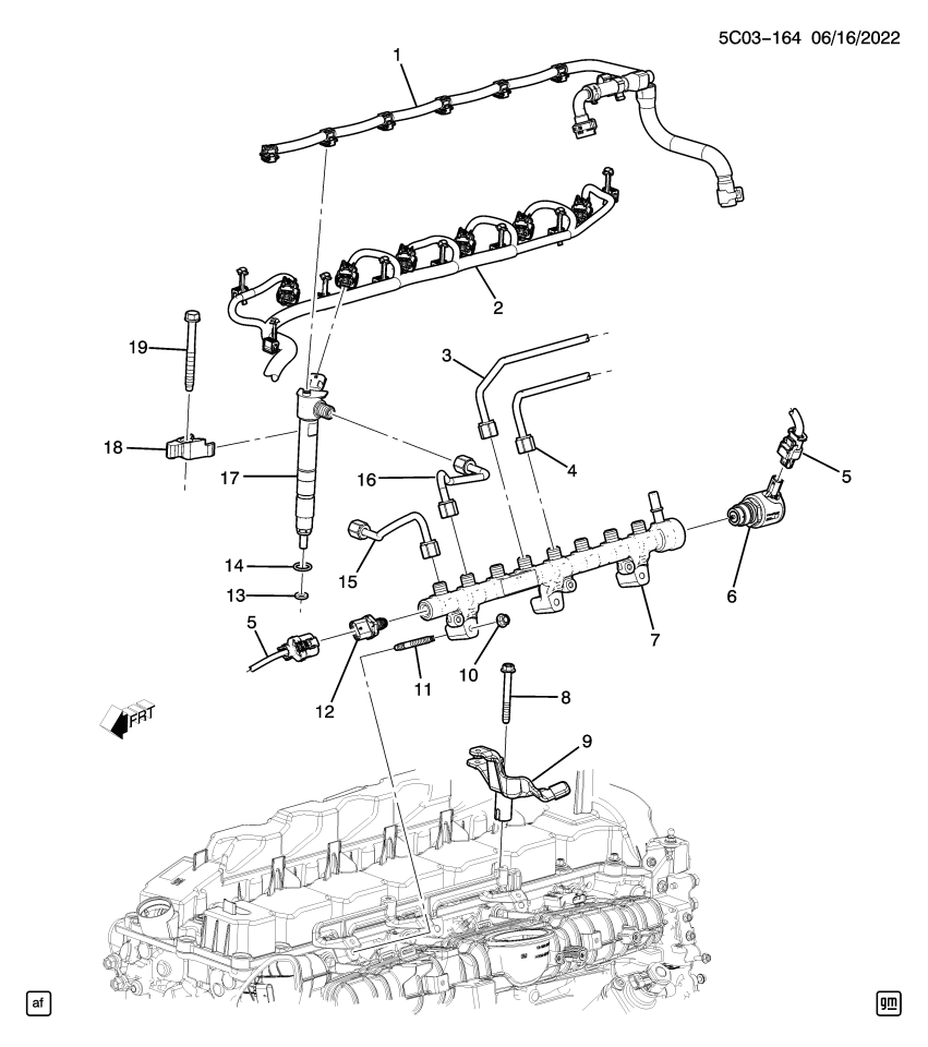 GM 55496729 Bolt, Fuel Injection