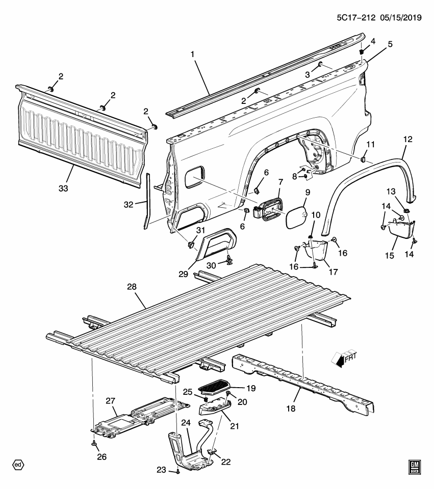 GM 86538194 Deflector, Rear Wheel Opening