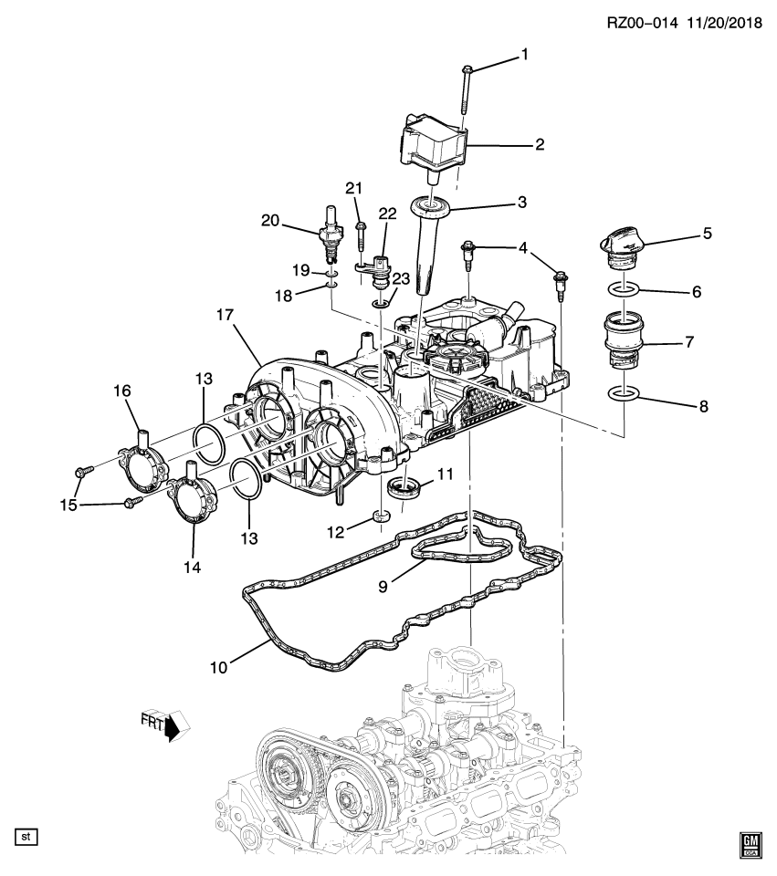 GM 12698386 Magnet, Engine Camshaft