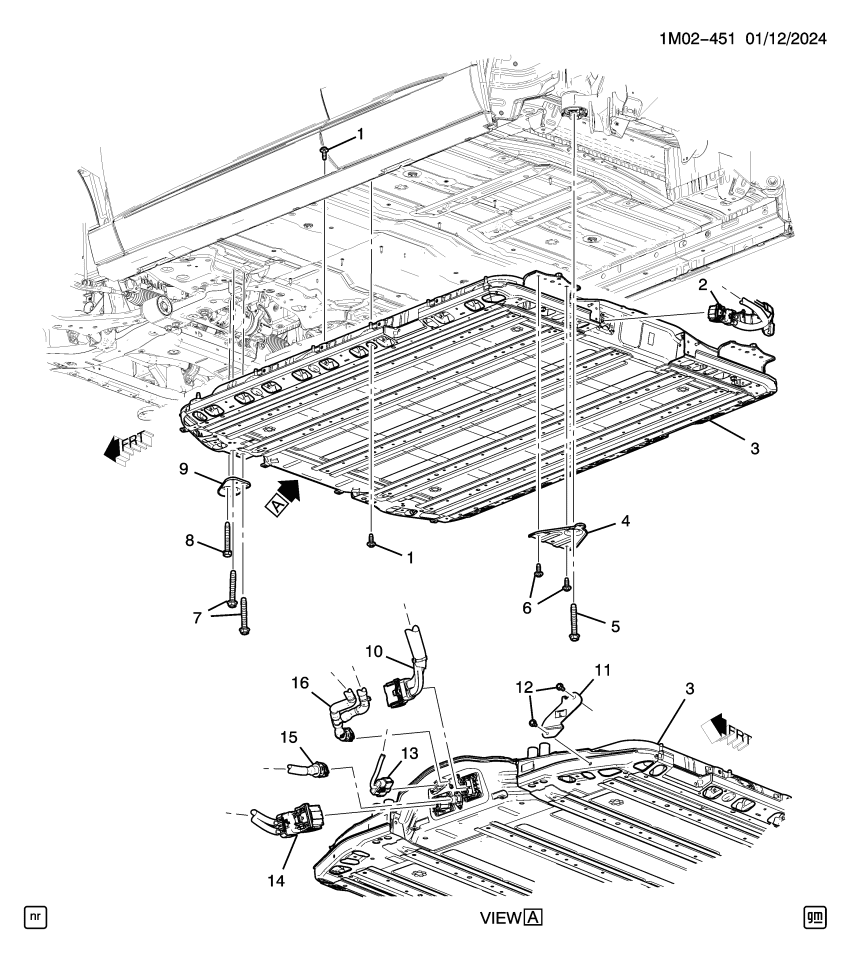 GM 84734645 Bracket, Rear Axle Control Arm, Front