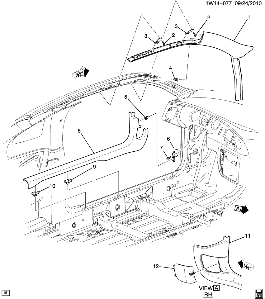 GM 11569901 Clip, Front Door Sill