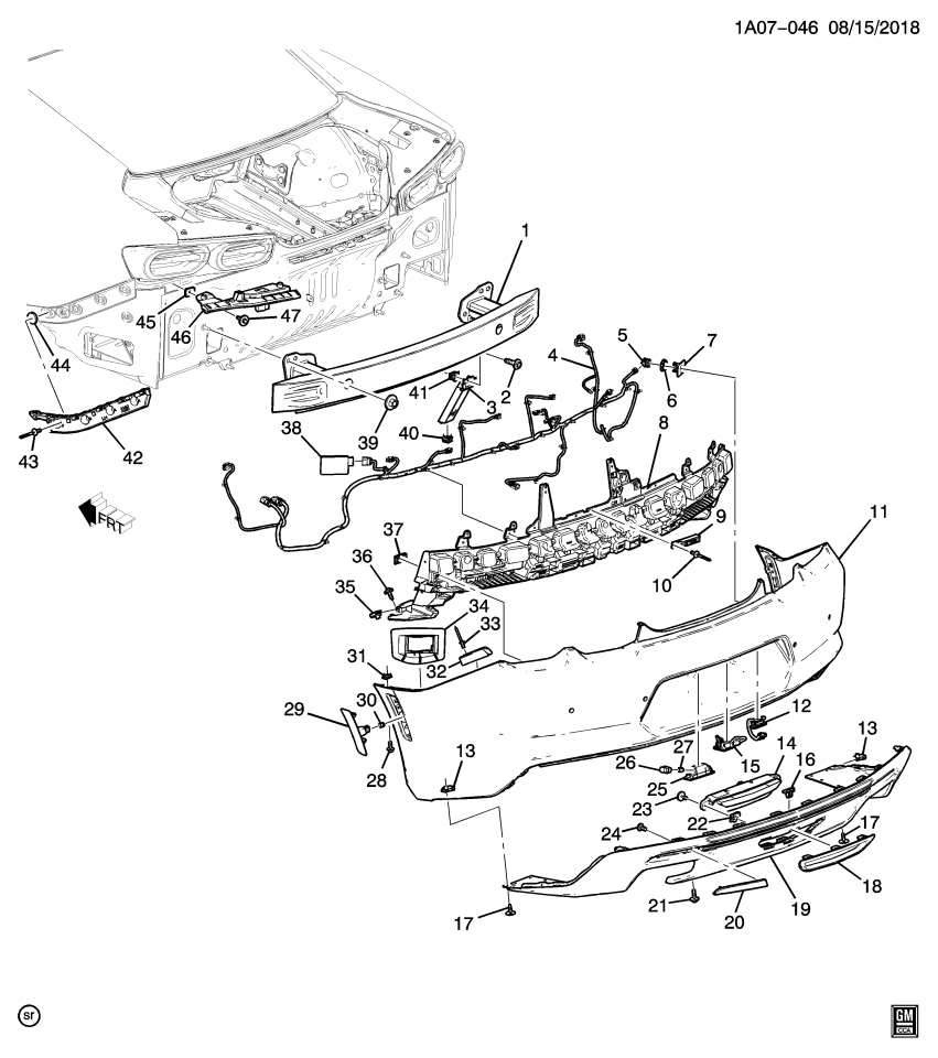 GM 84055045 Bracket, Theft Deterrent Or Front / Rear / Side / Intake Object
