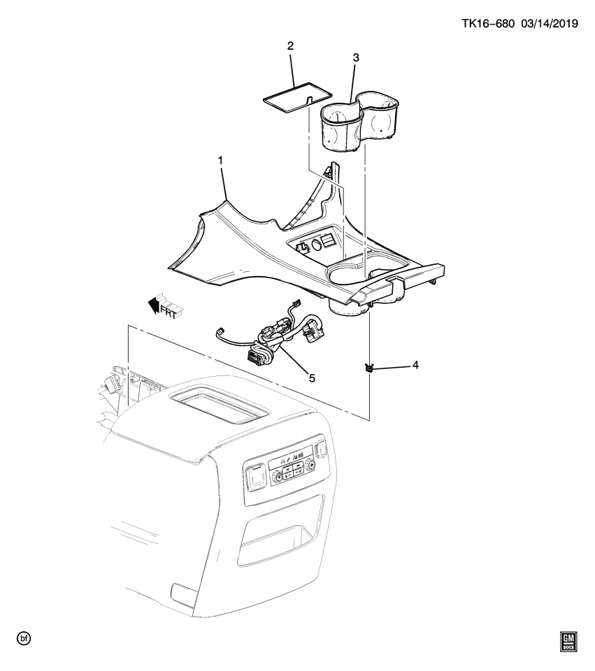 GM 23124533 Harness, Chassis Wiring, Front
