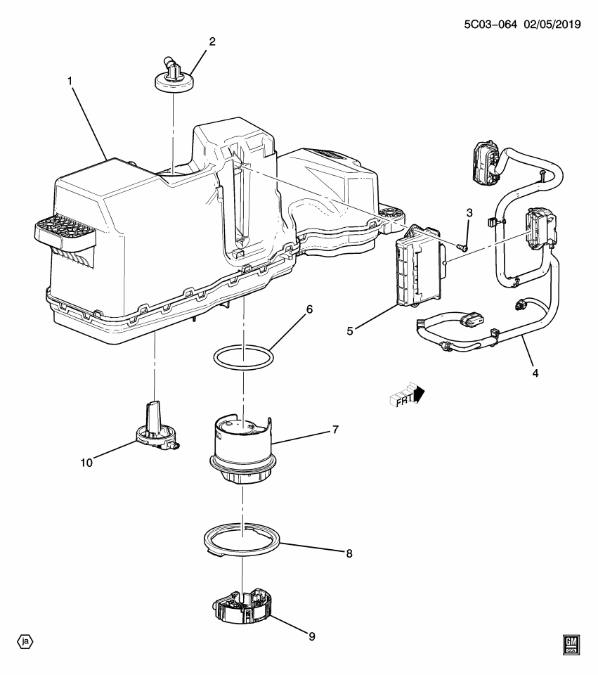 GM 84806599 Harness, Evaporation Emission System(Fuel Tank End)