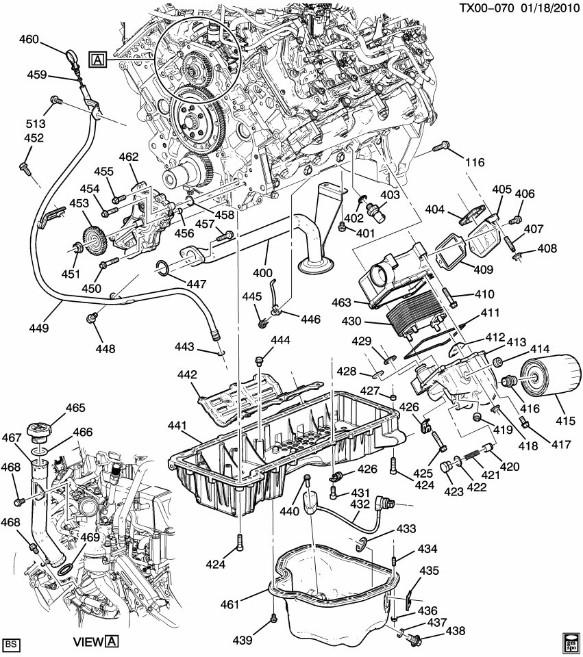 GM 12629741 Seal, Engine Oil Pump