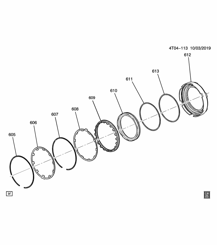 GM 24292063 Piston, Transmission Clutch
