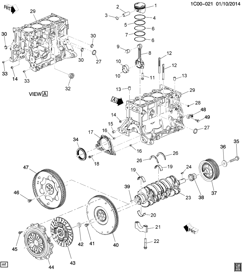 GM 96802618 Plug, Engine Block