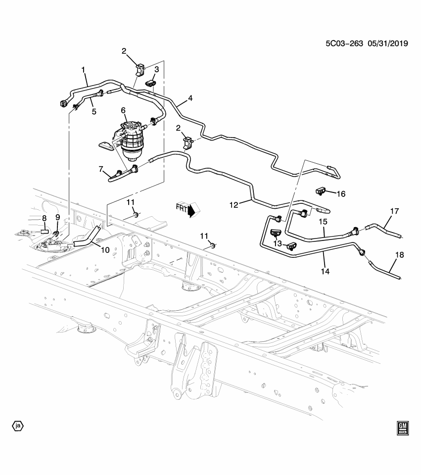 GM 84987666 Hose, Fuel Line