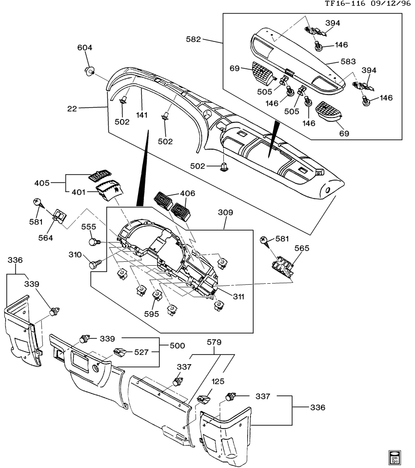 GM 97718825 Lock, Instrument Panel Compartment