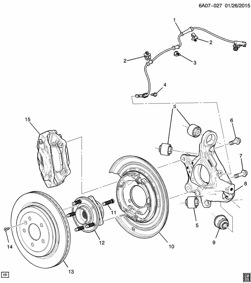 GM 13544841 Hub, Front Wheel