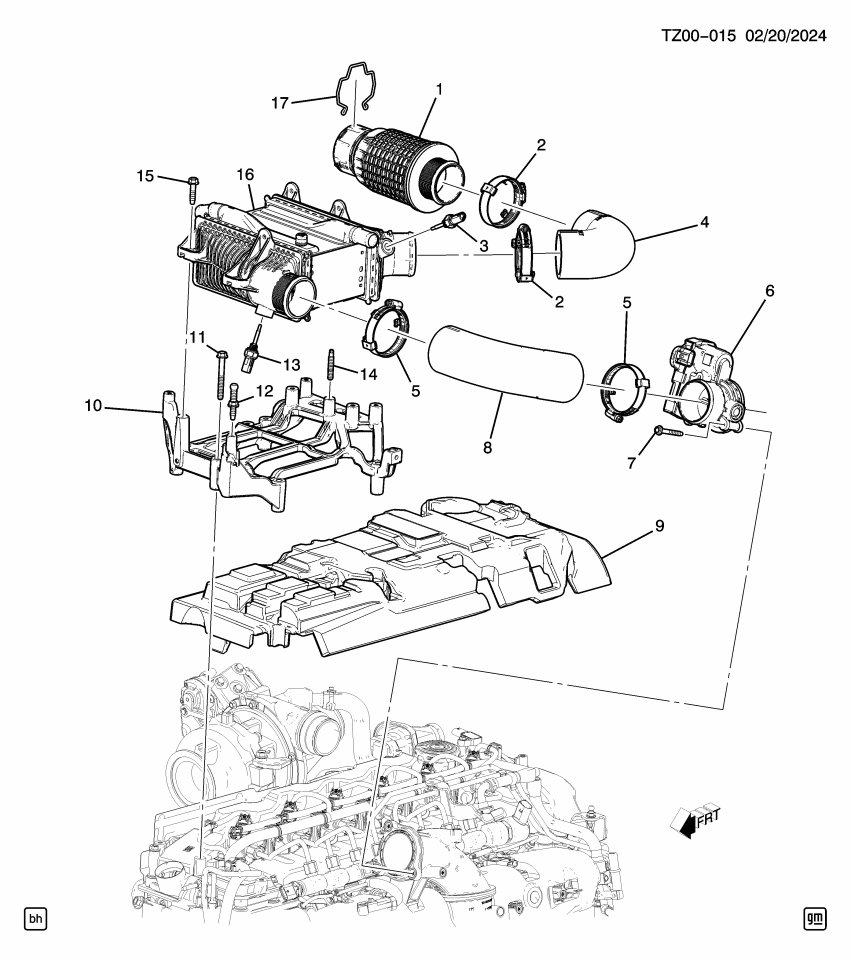 GM 40009338 Resonator, Engine Fuel Intake Manifold