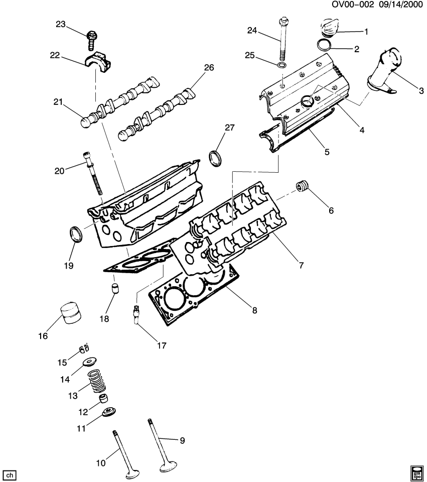 GM 93173679 Gasket Kit, Engine Cylinder Head