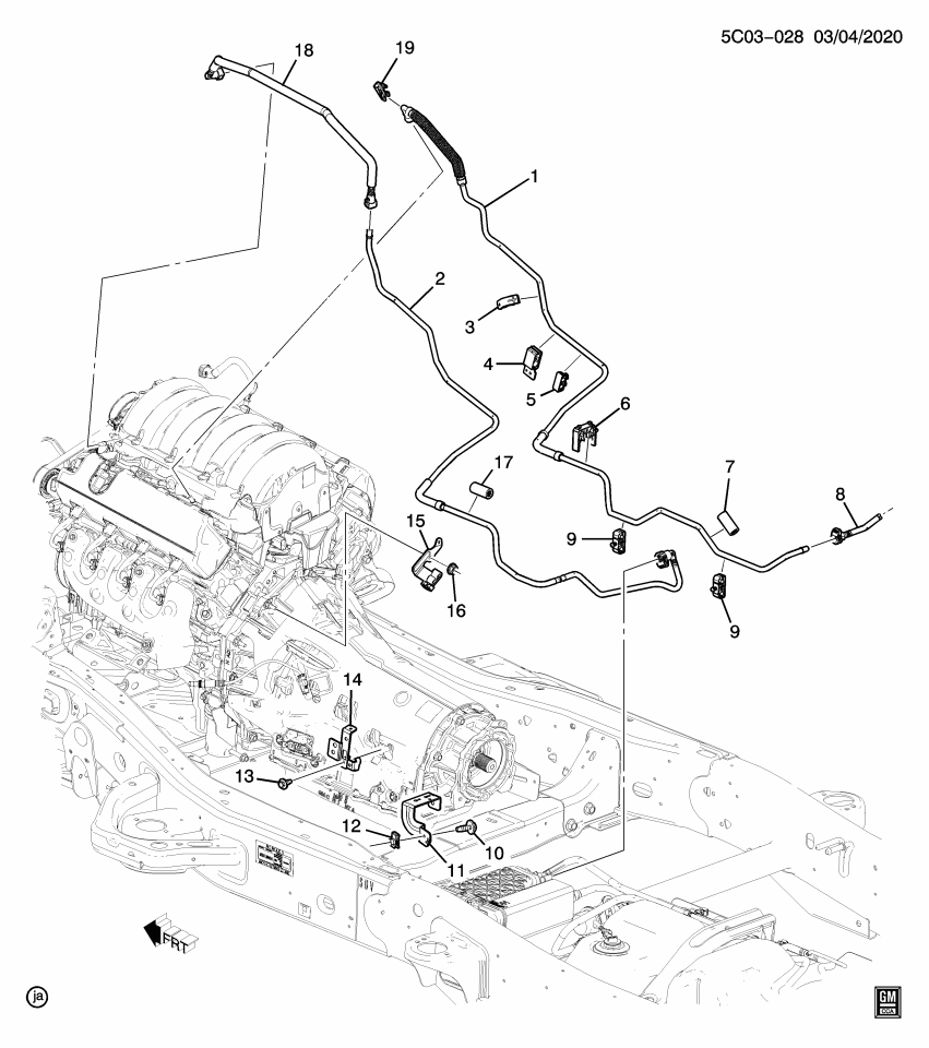 GM 84984134 Pipe, Early Fuel Evaporation