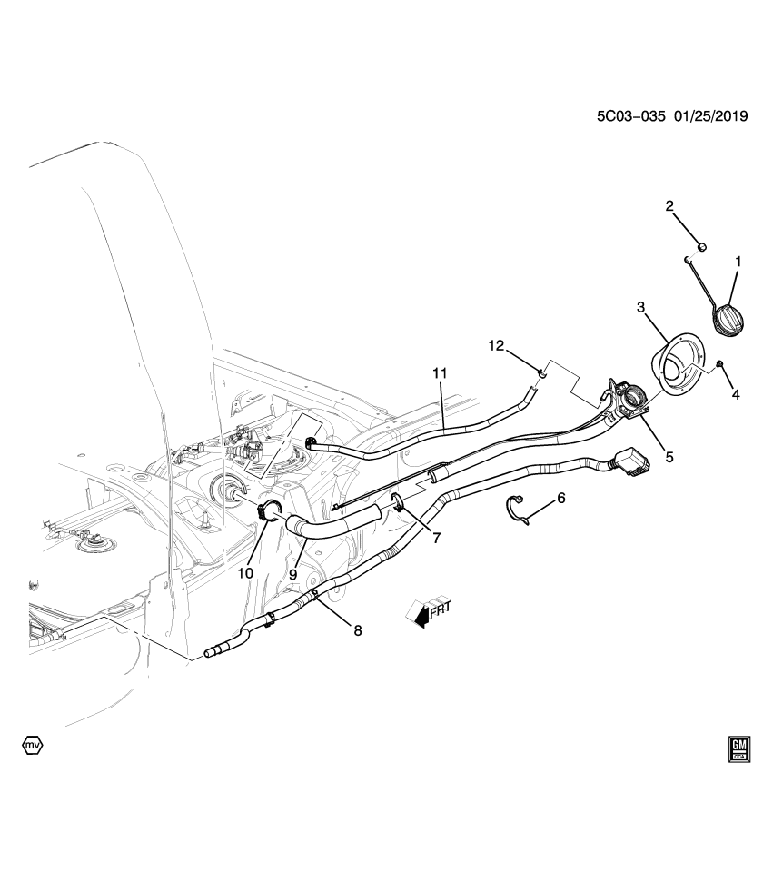 GM 85592679 Pipe, Fuel Tank Filler