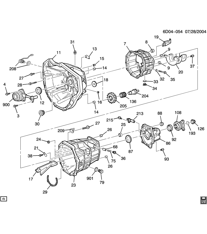 GM 89058839 Trough, Transmission Case