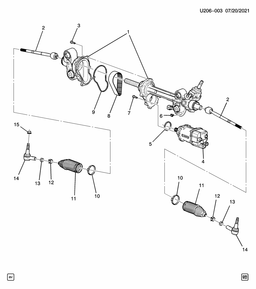 GM 11602139 Clamp, Steering Tie Rod