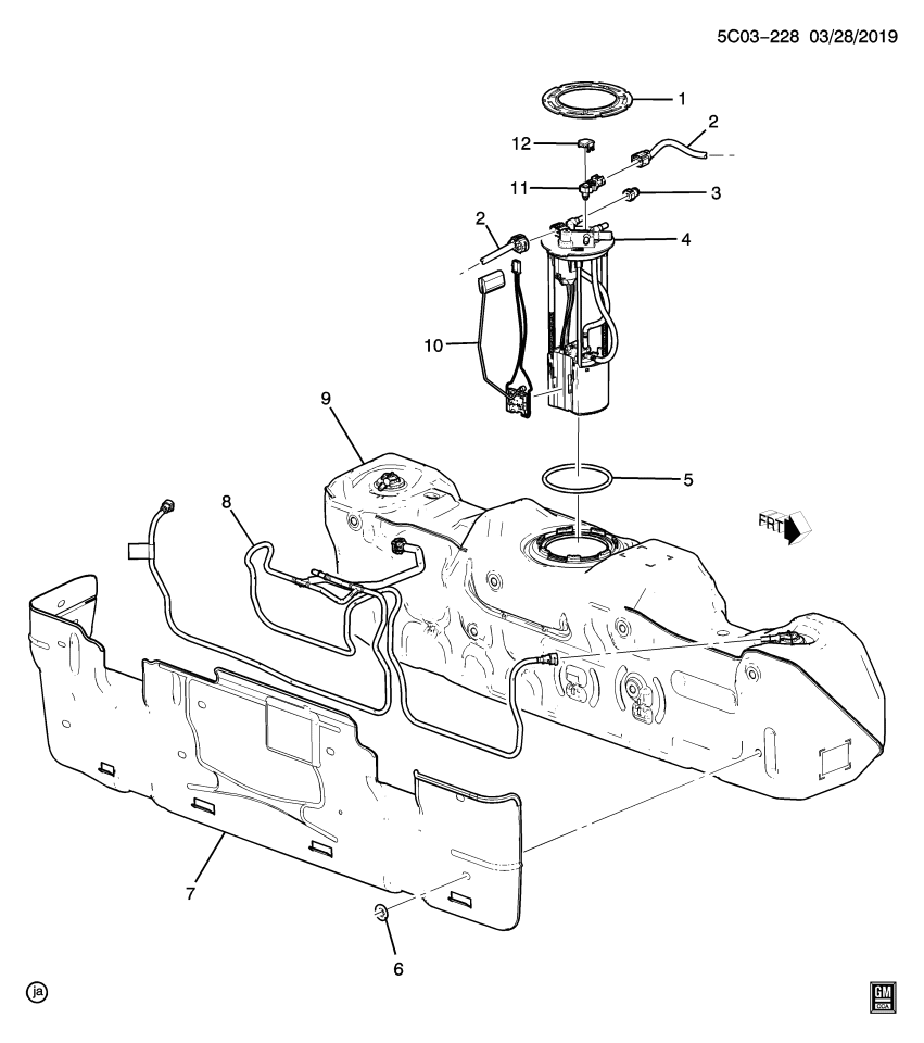 GM 84637952 Hose, Evaporation Emission System(Fuel Tank End)