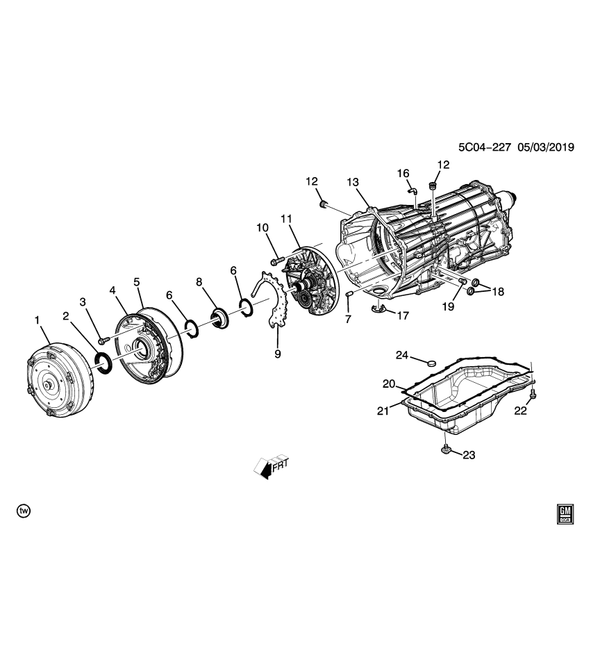 GM 24292648 Cover, Transmission Case
