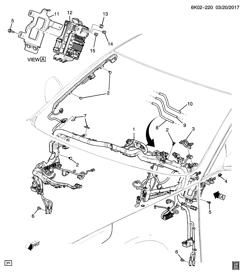 GM 84766312 Cable, Radio Antenna