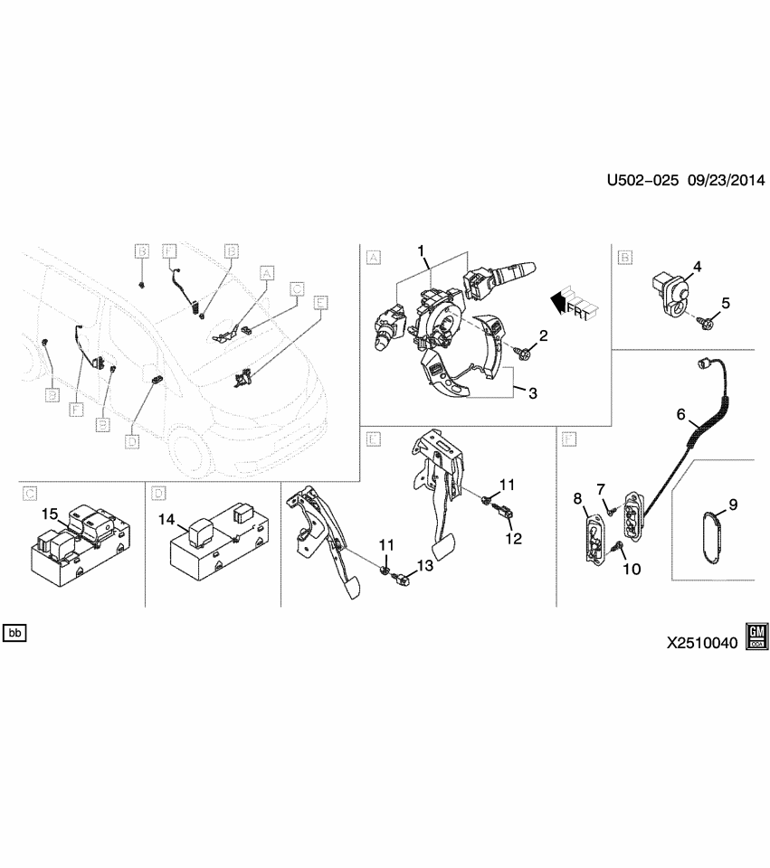 GM 19317475 Plug, Door, Rear