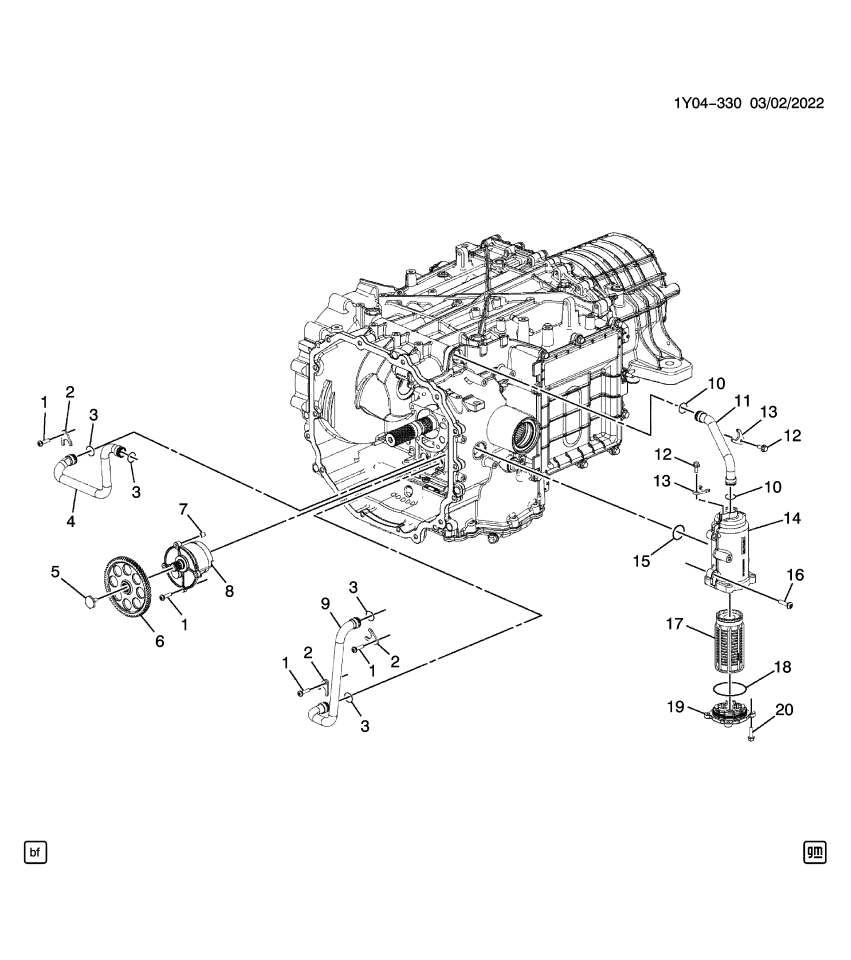 GM 24299310 Seal, Transmission Oil Pump