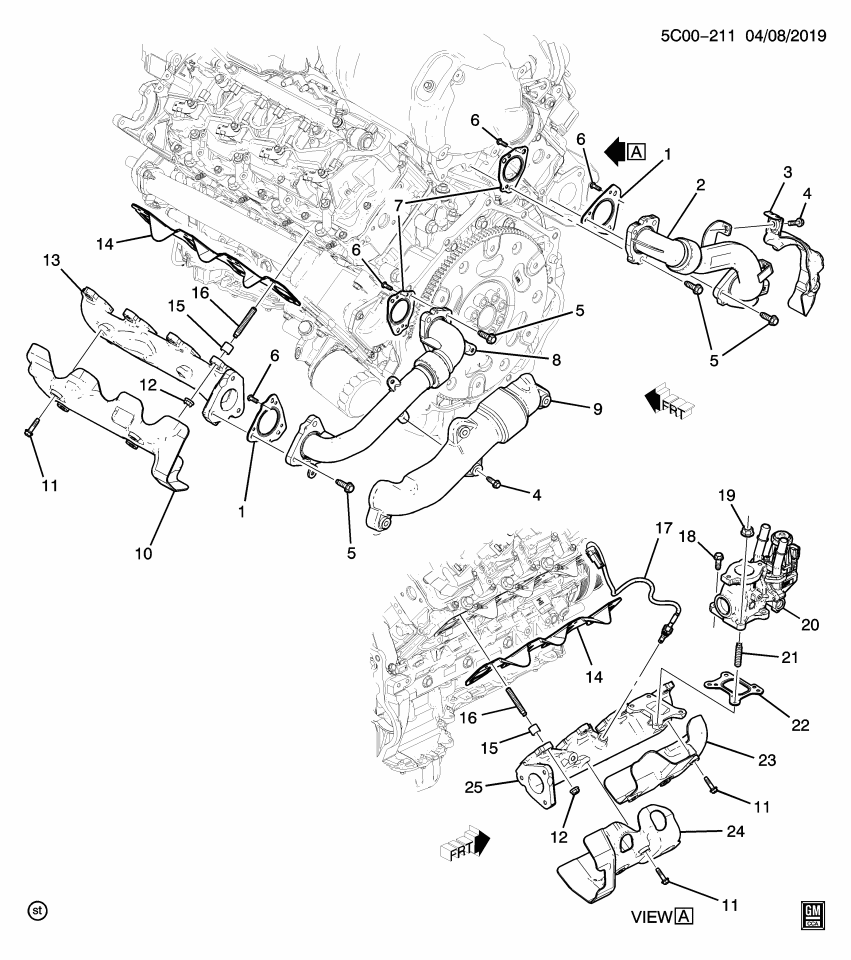 GM 11547207 Retainer, Turbocharger / Supercharger
