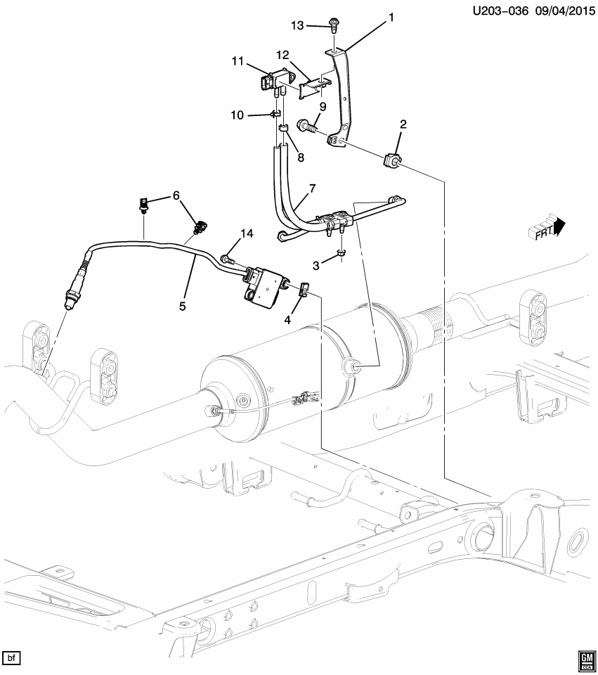 GM 84887340 Pipe, Emission System