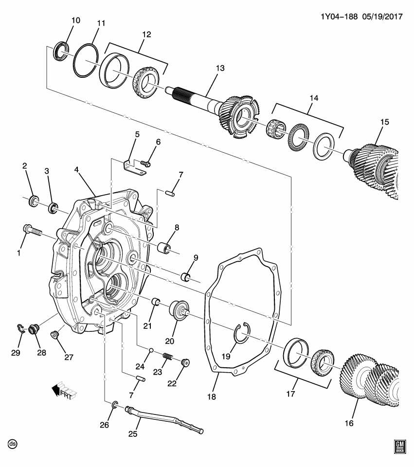 GM 19352519 Pump, Transmission Oil Pump Pressure Control