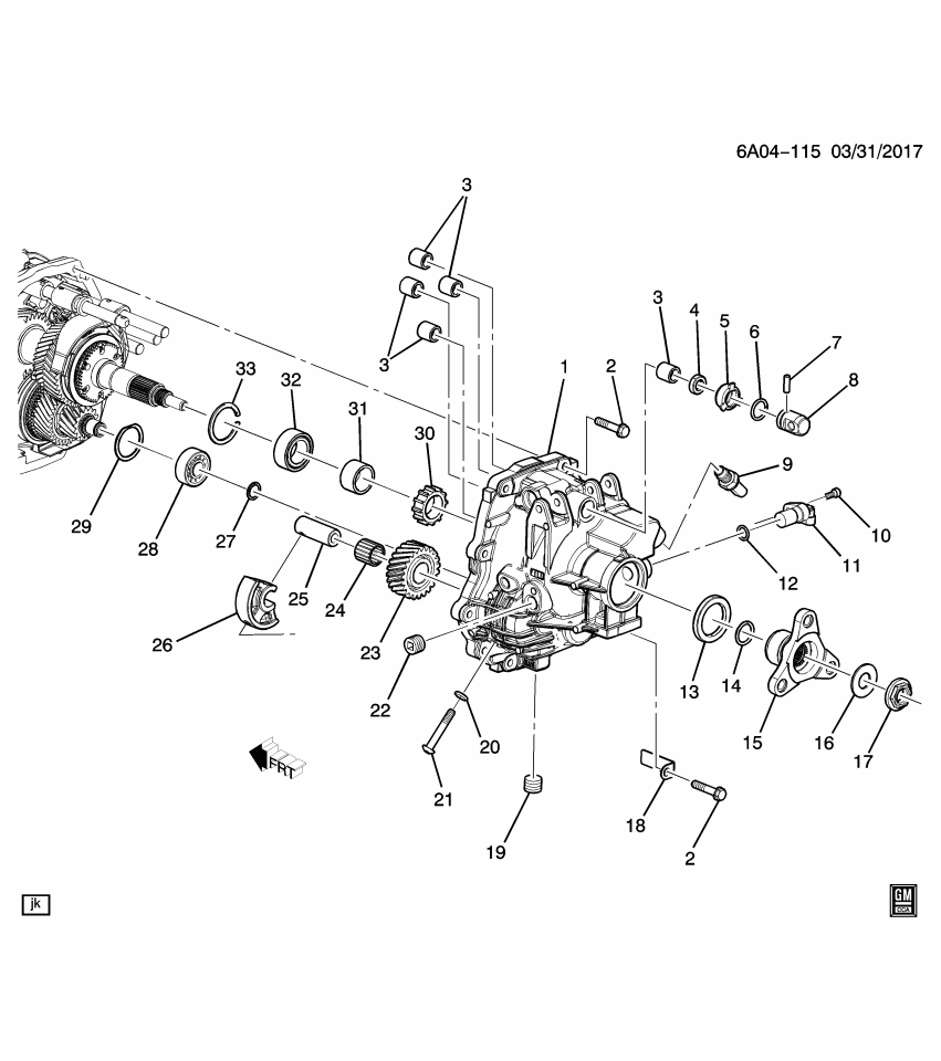 GM 19299738 Bolt, Transmission Mount And Support