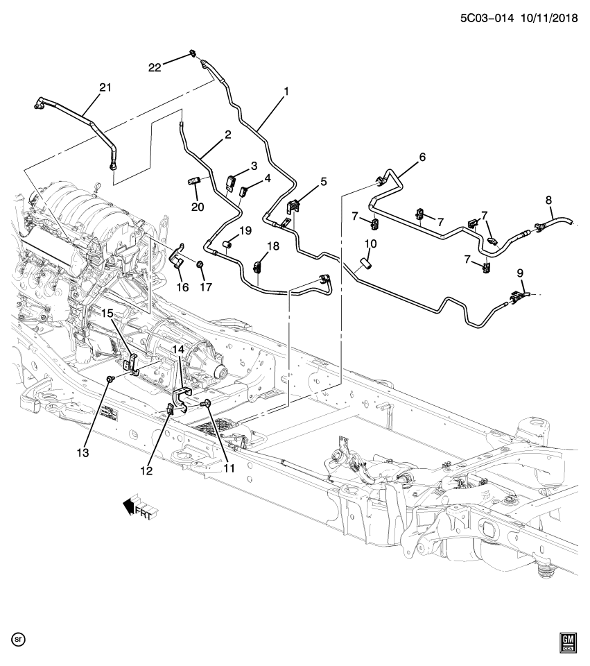 GM 84862064 Hose, Fuel Line